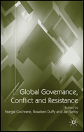 book title: global governance, clonvlict and resistance
